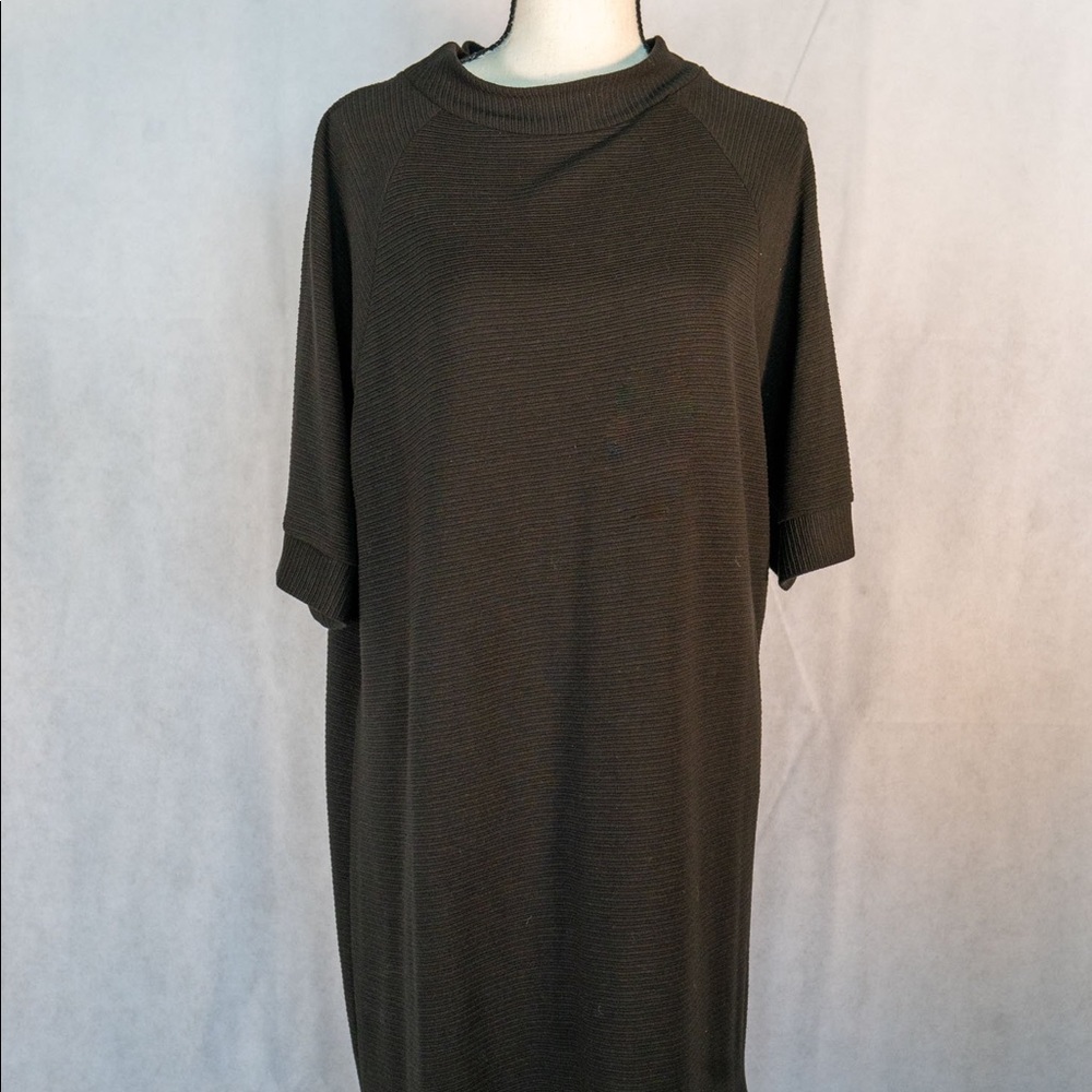 French Connection Mock Neck Robbed Dress
